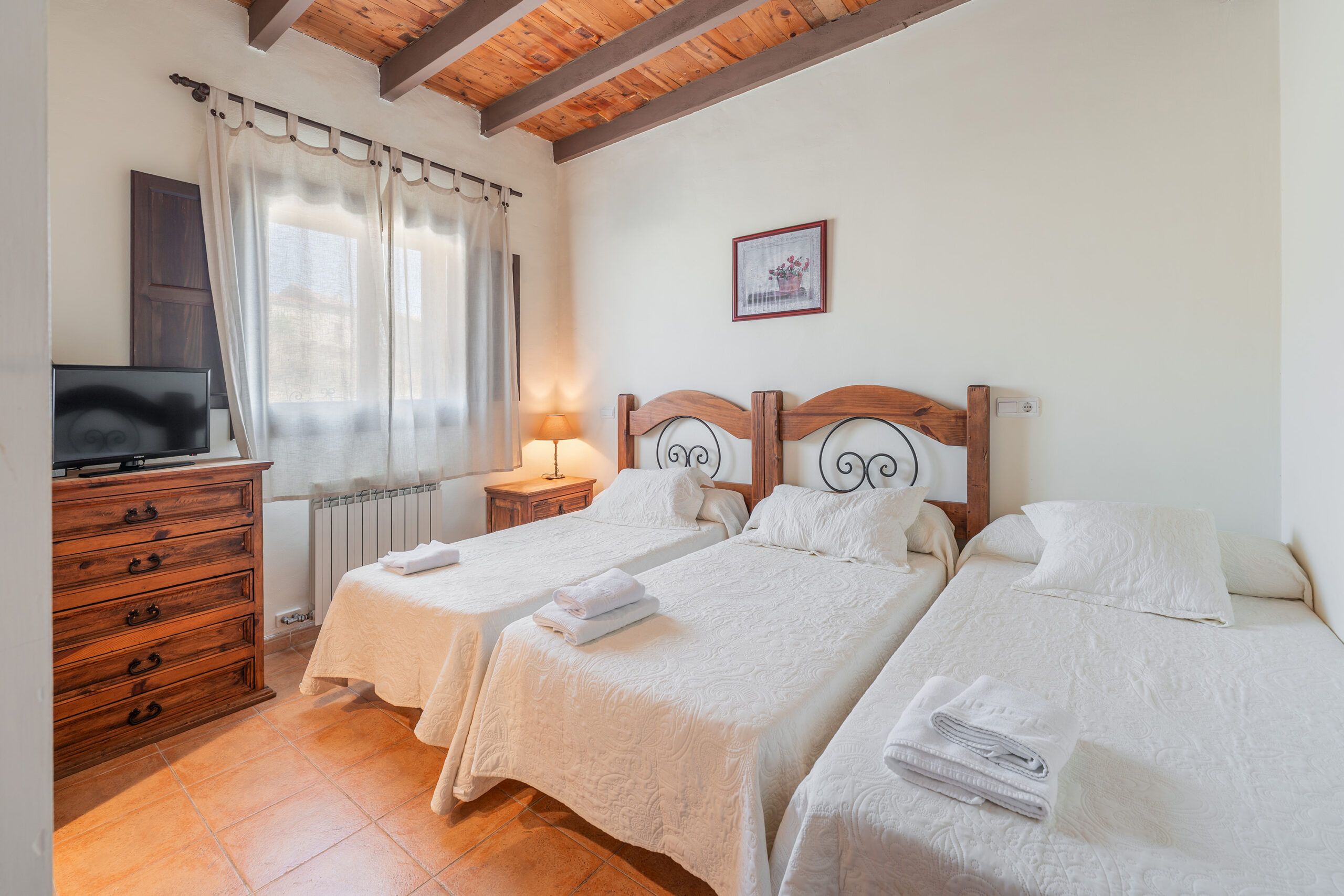 Habitación triple tres camas individuales