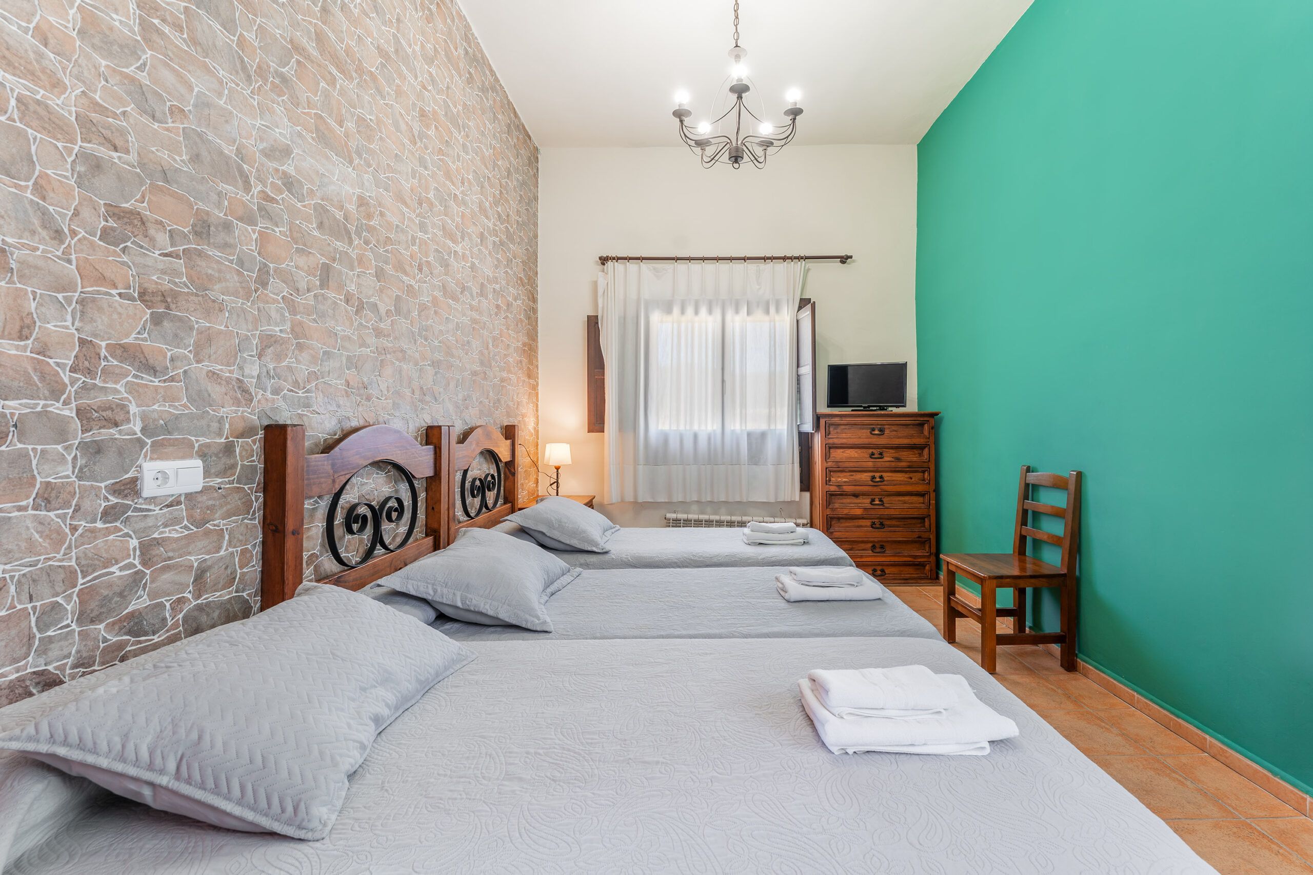 Habitación triple tres camas individuales
